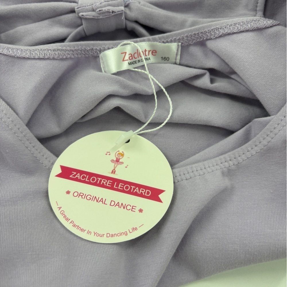 Zaclotre Girls Ballet Long Sleeve Skirted Leotards with Tutus Skirt - Picture 4 of 4